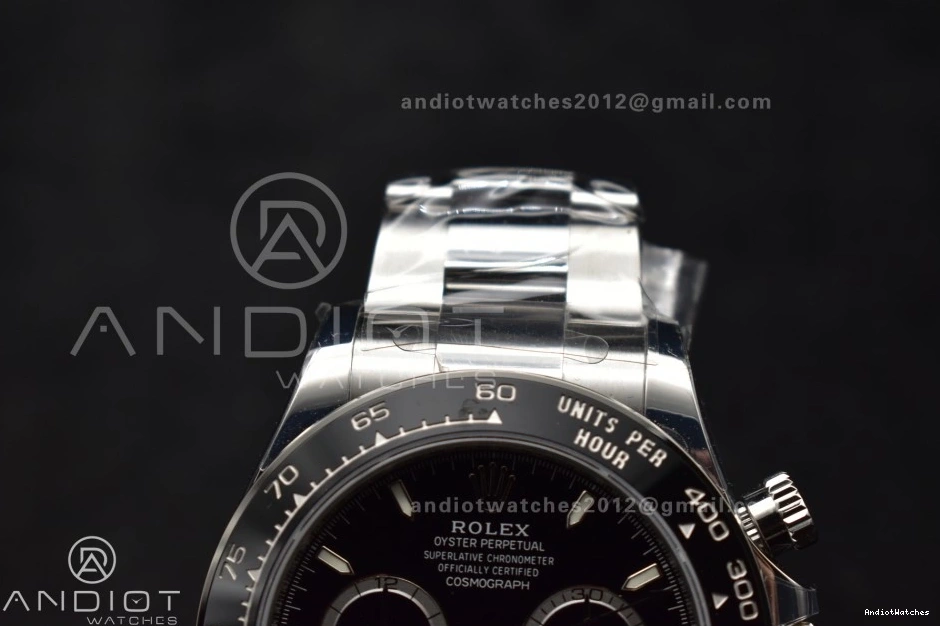 Steel 126500 Dial VSF Daytona Classic 780 Best Black 1:1 Bracelet Edition DD 904L SS on 0511